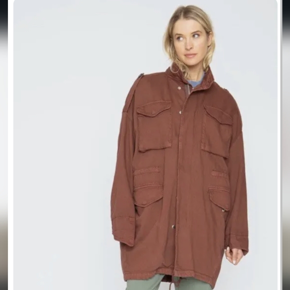 Free People x Sandrine Rose Utility Jacket - Picture 1 of 5